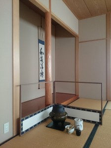 和室で静かなひとときを。