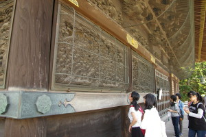 成田山新勝寺での学外見学 ここにはどんな伝説が…？