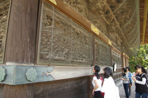 成田山新勝寺での学外見学 ここにはどんな伝説が…?